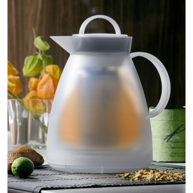 1,0 Tee-Isolierkanne Liter, alfi DAN weiß TEA,