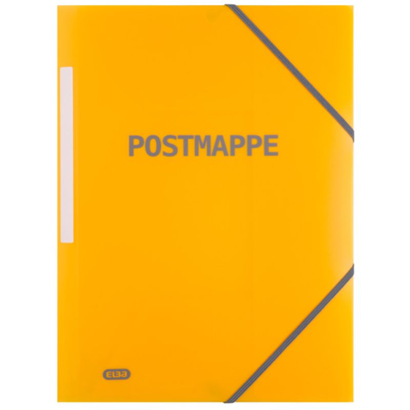 Oxford Postmappe, DIN A4, PP, transparent-gelb