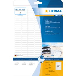 HERMA Inkjet-Etiketten SPECIAL, 25,4 x 8,5 mm, wei