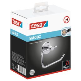 tesa WC-Papierrollenhalter SMOOZ, verchromt, mit Klebelsung