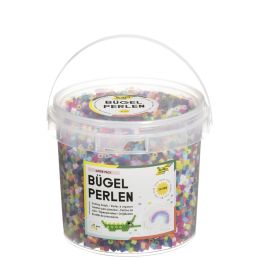 folia Bgelperlen, farbig sortiert, 12.000 Stck, Eimer