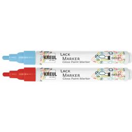 KREUL Lackmarker Gloss Paint Marker, medium, rot