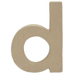 dcopatch 3D-Buchstabe d, Pappmach, 85 x 120 mm