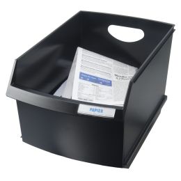 HAN Papierkorb LOGO-DRIVE, Polystyrol, 25 Liter, schwarz