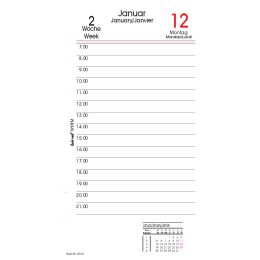 bind Terminplaner Modell 16501, ohne Kalender, A6, schwarz