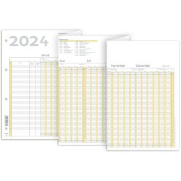 RNK Verlag Urlaubsplaner 2025, (B)1.000 x (H)297 mm, gefalzt