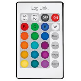 LogiLink RGB-LED-Band mit Fernbedienung, selbstklebend, 3 m