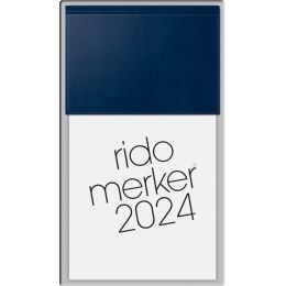 rido id Tischkalender Merker Miradur, 2025, schwarz