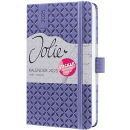 sigel Taschenkalender Jolie Flair 2025, Kunstleder, fuchsia