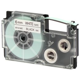 CASIO XR Schriftbandkassette, schwarz auf wei, 18 mm / 8 m