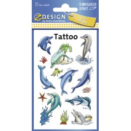 ZDesign KIDS Kinder-Tattoos Meerestiere, bunt