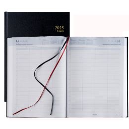 brepols Buchkalender BREMAX 002 2025, schwarz