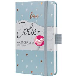 sigel Taschenkalender Jolie Beauty 2025 Grey Love, A6