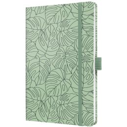 sigel Buchkalender Jolie Beauty 2025 Green Monstera, A5