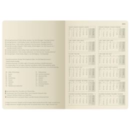 sigel Taschenkalender Conceptum Design Casual 2025, A6,taupe