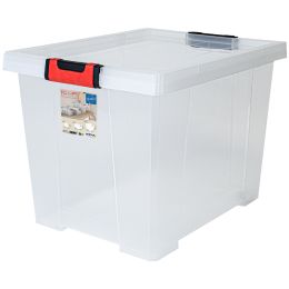 EDA Aufbewahrungsbox CLiPSTOCK, 45 Liter, PP, transparent