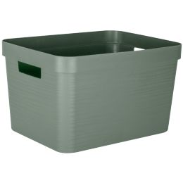 EDA Aufbewahrungsbox STONE, 18 Liter, PP, wei