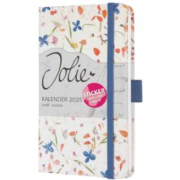 sigel Taschenkalender Jolie Beauty 2025 Bloom Violet, A6