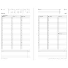 CHRONOPLAN Buchkalender Business Edtition 2025, A5, schwarz