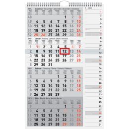 rido id Wandkalender 4-Monatskalender Kombi Planer 4, 2025