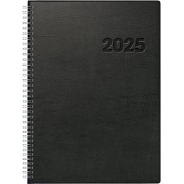 rido id Buchkalender Conform Wire-O, 2025, schwarz