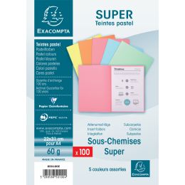 EXACOMPTA Aktendeckel SUPER 60, DIN A4, 60 g/qm, lila