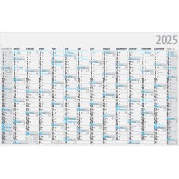 rido id Plakatkalender, 1.210 x 770 mm, gefalzt, 2025