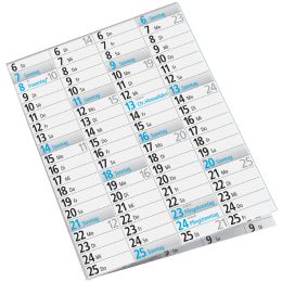 rido id Plakatkalender, 1.210 x 770 mm, gefalzt, 2025