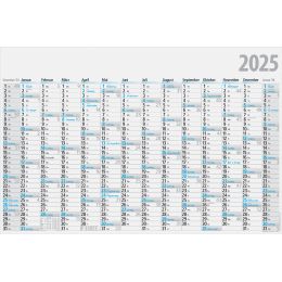 rido id Plakatkalender, 1.020 x 680 mm, gefalzt, 2025