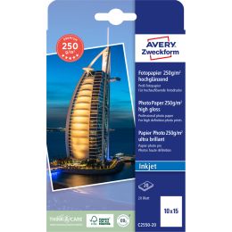 AVERY Zweckform Inkjet Fotopapier PREMIUM, 10 x 15 cm, wei