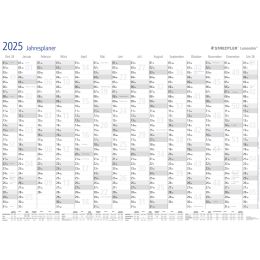 STAEDTLER Jahresplaner 2025 Lumocolor, trocken abwischbar