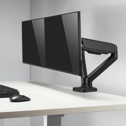 LogiLink Doppel-Monitorarm, Aluminium, Armlnge: 450 mm