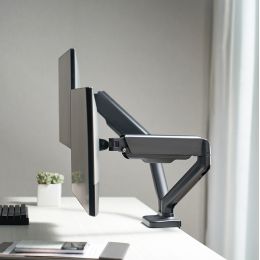 LogiLink Doppel-Monitorarm, Aluminium, Armlnge: 450 mm