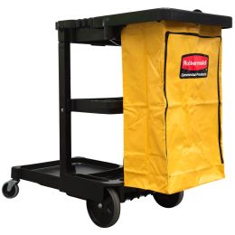 Rubbermaid Hausmeisterwagen mit Sack 1805985, schwarz