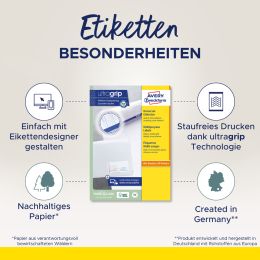 AVERY Zweckform Universal-Etiketten, 48,5 x 16,9 mm, wei