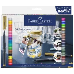 FABER-CASTELL Creative Marker, 30er Etui