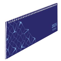 herlitz Tischkalender Compact 2025, blau