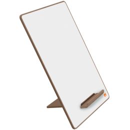 nobo Mini-Weiwandtafel-Set mit Holzrahmen, DIN A4, wei