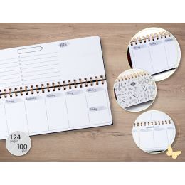 sigel Tischkalender Jolie Glittery Joy, immerwhrend