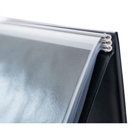 rillstab Tisch-Flipchart, A4 hoch, schwarz, inkl. 20 Hllen