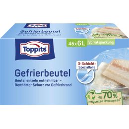 TOPPITS Gefrierbeutel, 30 x 3 Liter, 250 x 270 mm