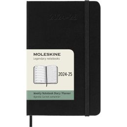 MOLESKINE Taschenkalender 2024/2025, 18 Monate, P/A6,schwarz