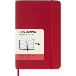 MOLESKINE Taschenkalender 2025, Tage, P/A6, Softc., schwarz