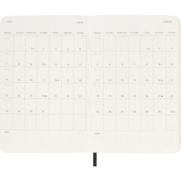 MOLESKINE Taschenkalender 2025, Wochen, P/A6, Softcover,blau