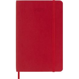 MOLESKINE Taschenkalender 2025, Wochen, P/A6, Softcover,blau