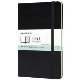 MOLESKINE Musik-Notizbuch, L/A5, 100g/qm, Hardcover, schwarz