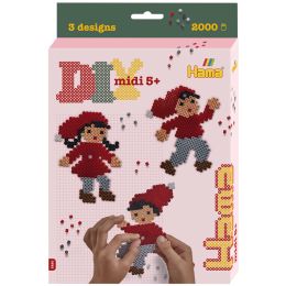 Hama Bgelperlen midi Weihnachtswichtel, Geschenkpackung