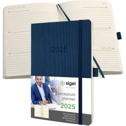 sigel Buchkalender Conceptum 2025, ca. DIN A5, mint