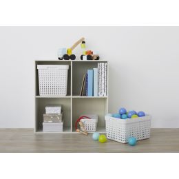 NHG Aufbewahrungskorb SEOUL BASKET L, PP, blau