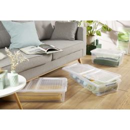 keeeper Unterbettbox leo, 33 Liter, transparent